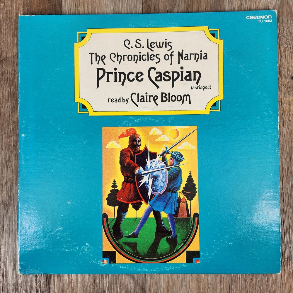 CS Lewis Chronicles of Narnia Prince Caspian LP Claire Bloom Caedmon TC1603